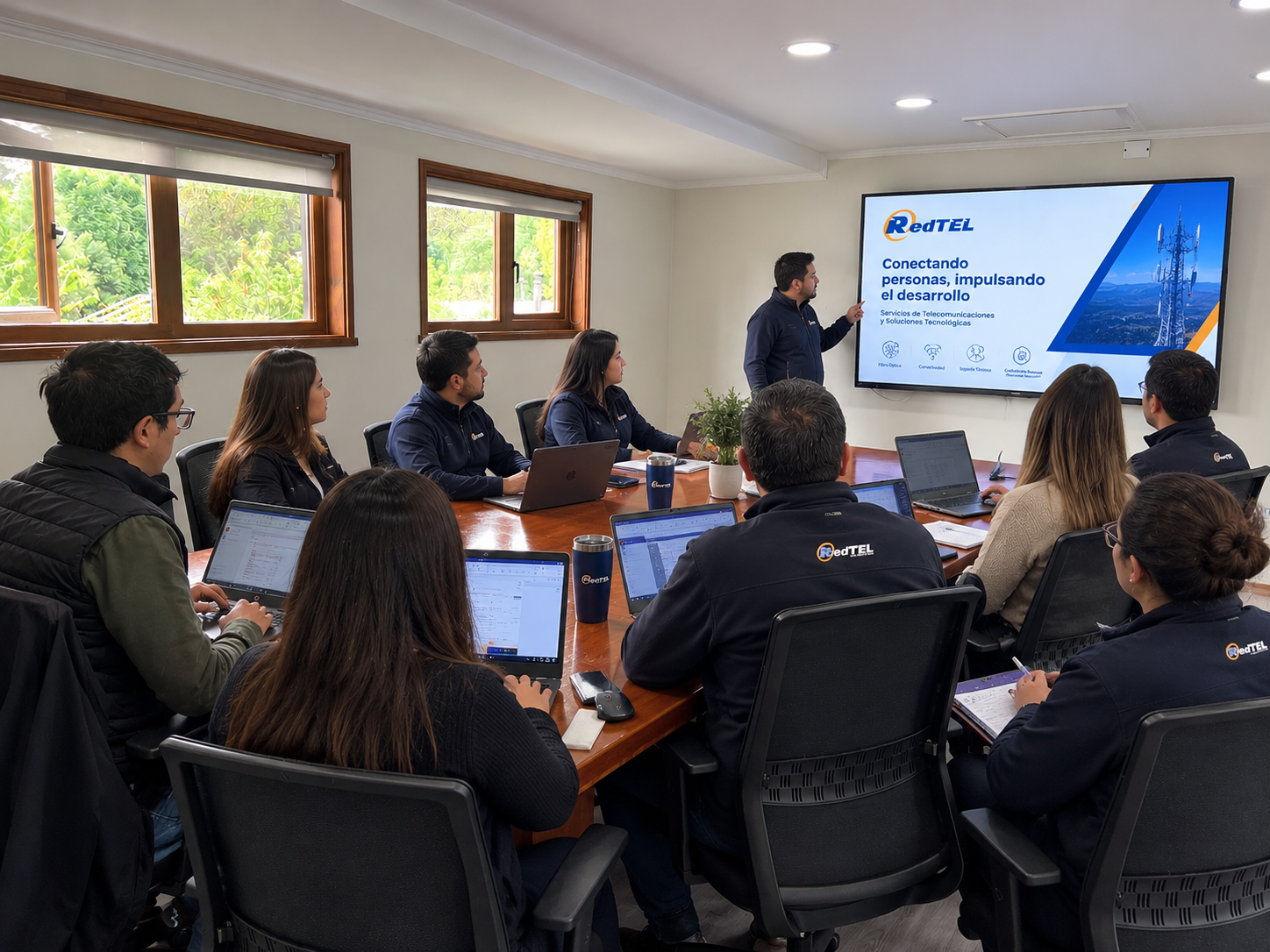 Redtel Ltda. - Equipo en terreno